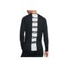 Jordan 25 Alpha Dri-Fit Print Rücken Langarm T-Shirt Herren Tops Schwarz 926437-010