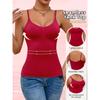 Damen Formgebendes Tanktop - Nahtloses, Bequemes, Bauchstraffendes Formgebendes Tanktop Aus Blauem Nylon… Mehr