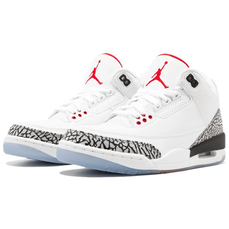 Jordan 3 Retro Freiwurflinie Weißzement Jordan 923096-101