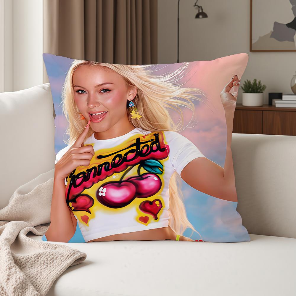 Singer ZZara Larsson Midnight Sun Pillow Case Suitable For Bedrooms Living Rooms Cars Home Decoration