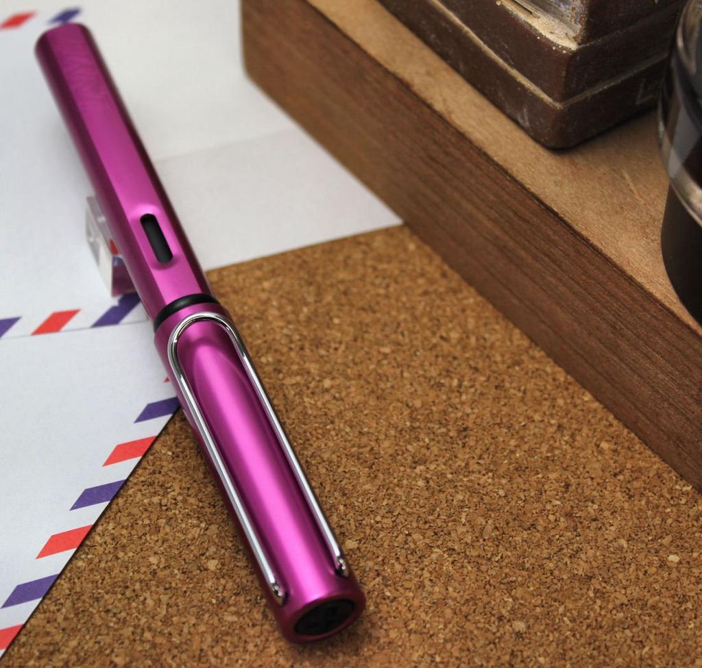 LAMY EF Extra Fine Fountain Vibrant Limited Officially Imported Pen, Alster, Pink, L99-EF, Dual-Use, Edition,