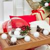 10Pcs Christmas Craft Balls 6cm Polystyrene Solid Foam Spheres White DIY Xmas Tree Ornament Decoration Polystyrene Balls