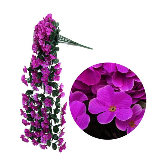 Outdoor Artificial Fall Fake Flowers Hanging Vines UV Resistant Faux Flowers Realistic Look Home Garden Decor