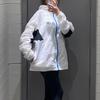 Nike Panelled Logo Print Zip-Up Hooded Jacket Men Outerwear White DB5172-100