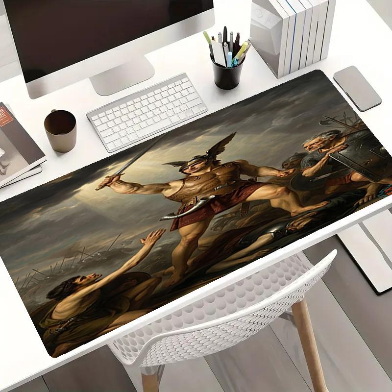 Heroes of Gaul Theme Mouse Pad, Non Slip Rubber Base, Multifunctional Office & Home Decor, Perfect for Workspace Personalization.