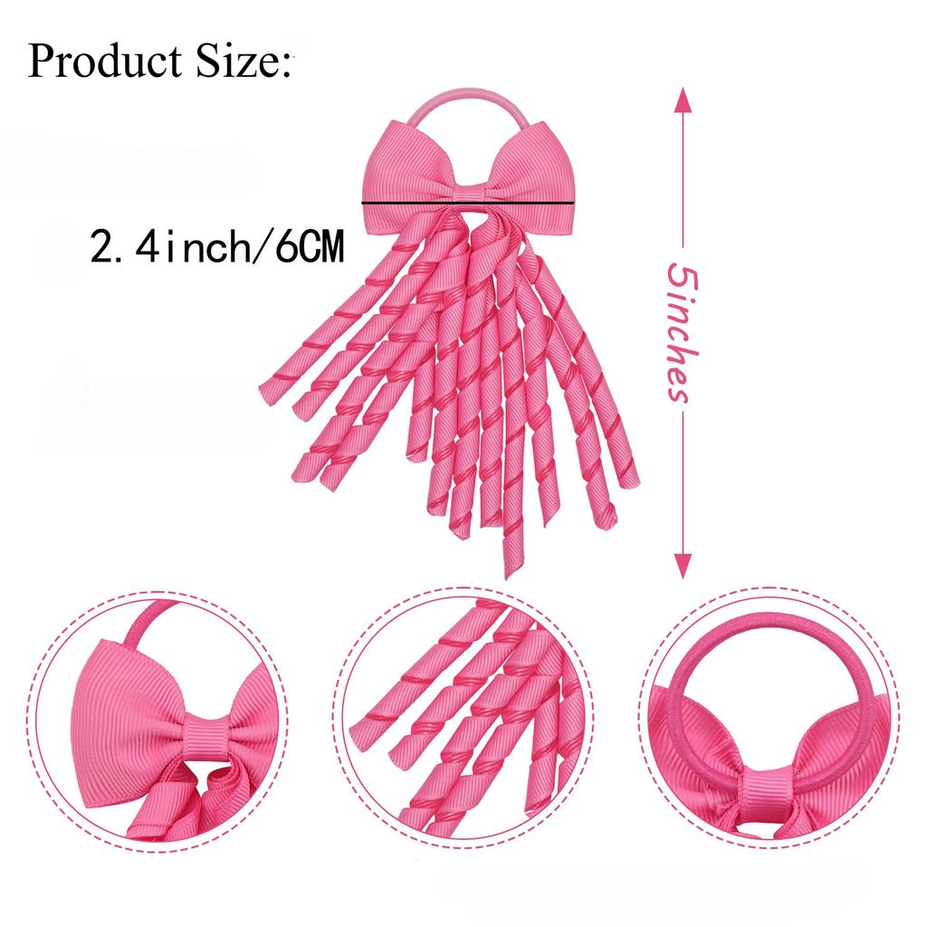 Girl Rubber Band Hair Rope Cheerleader Girl Hair Tie Hair Ring Ponytail Holder Bowknot Headdress