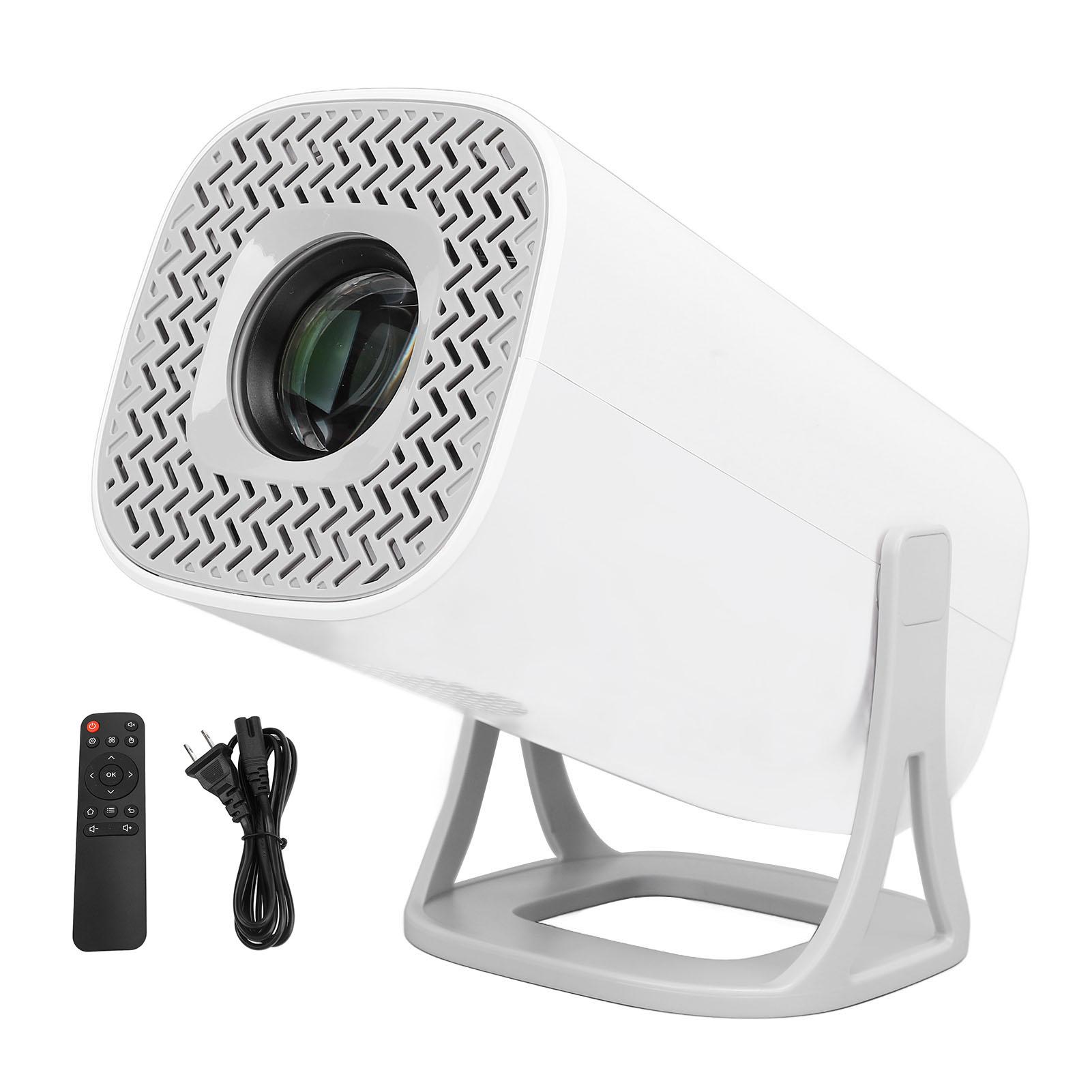 

Невеликий портативний проектор 1080P FHP 4K WiFi6 BT5.4 180 градусів поворотний домашній відеопроектор US Plug