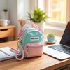 Dopamine Mini Backpack Charm: Keychain, Coin & Lipstick Holder, ID Storage, Phone Lanyard