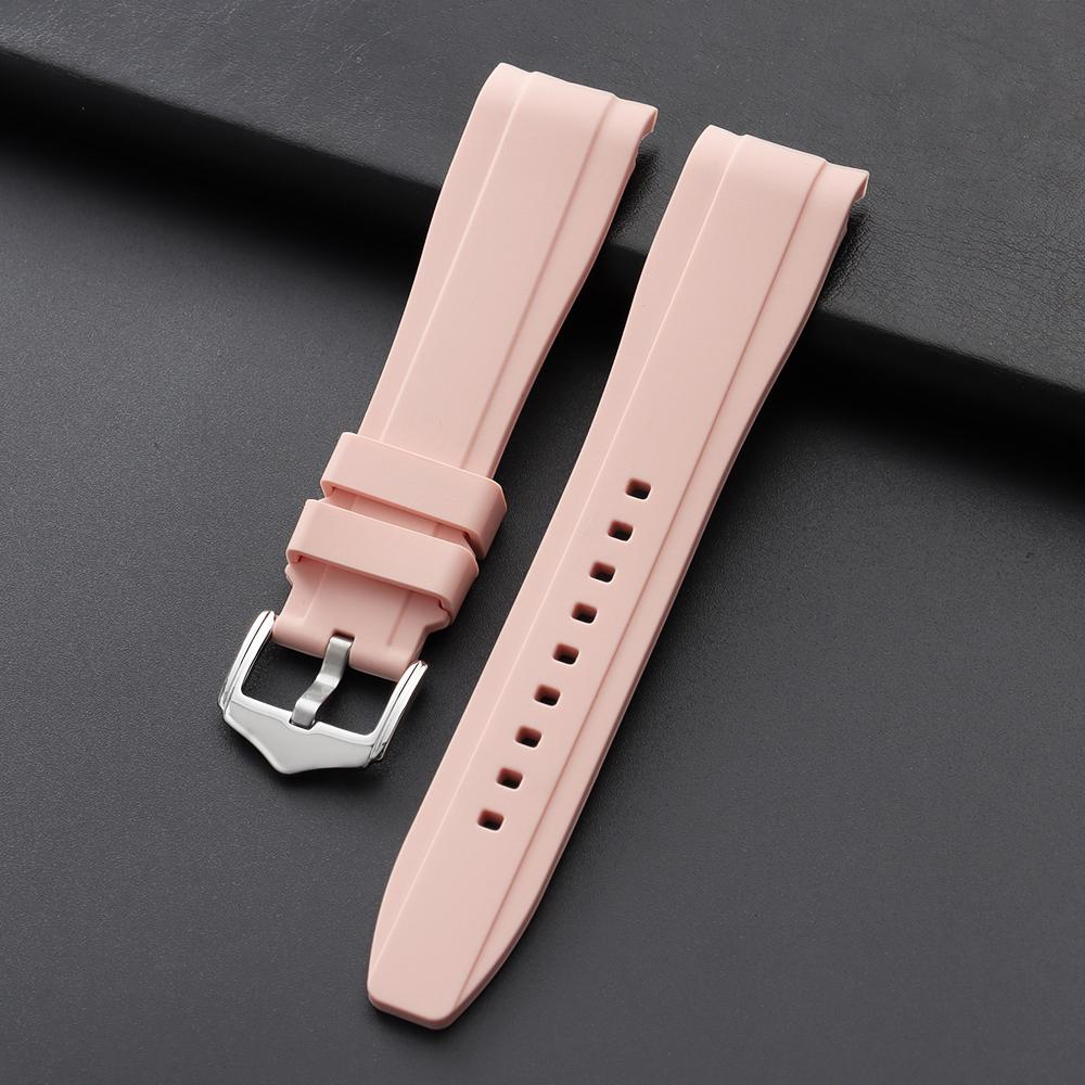 20mm22mm pentru Curea de Cauciuc Rolex pentru Swatch Universal Bărbați Femei Capăt Curbat Bandă de Ceas din Silicon pentru Citizen Sport Curea Impermeabilă