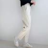 Shop   Women Diagonal Spring Loose Fit Cotton Stretch Pants 21ds Wpt 11807 Z