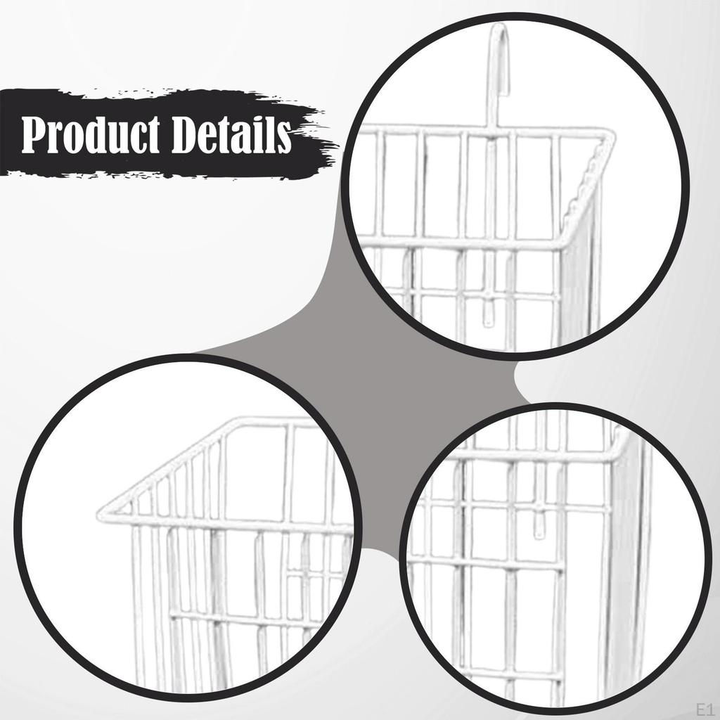 Metall Hängekorb Kosmetik Organizer Küchenraster mit Haken für Büro