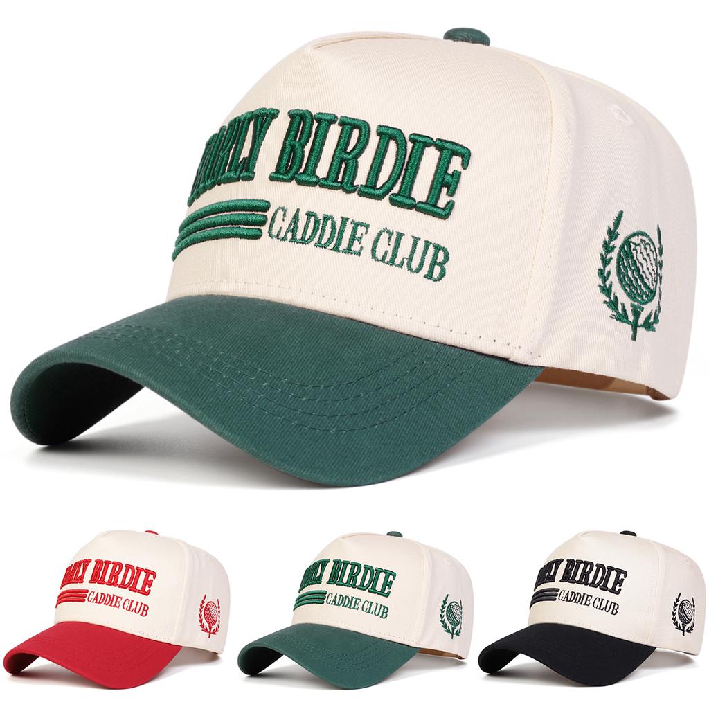 Unisex EARLY BIRDIE CADDIE CLUB Embroidery Baseball Caps Spring Autumn Outdoor Adjustable Casual Hats Sunscreen Hat Sports Cap
