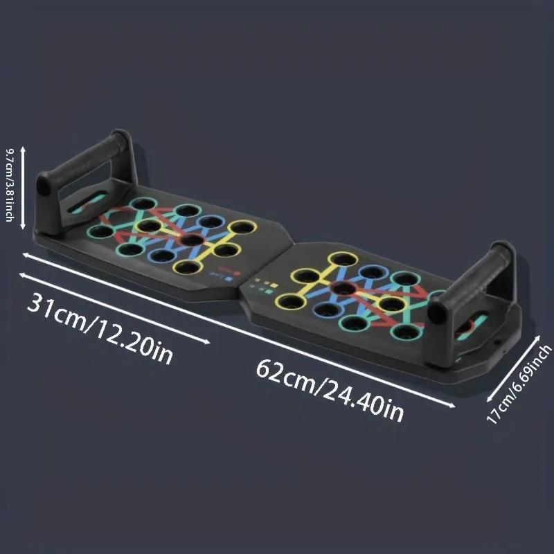 Push-up Board Set Tragbare Multifunktionale Push-up Stange Faltbares Fitnessgerät Für Brust Bauch Arme/Rücken Training