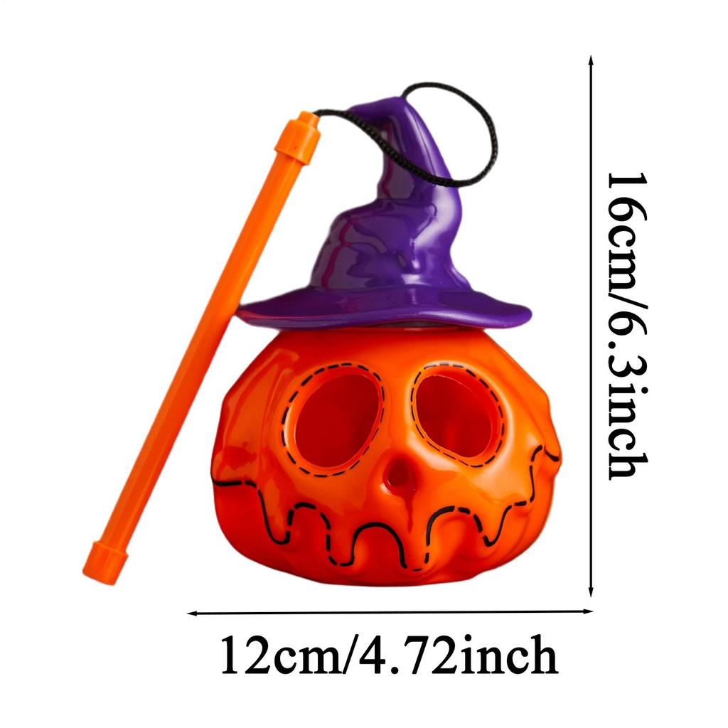 Pumpkin Lantern Decorative Lanterns Skeleton Pumpkin Decor Spooky Lights Photo Props Halloween Decorations For Indoor Garden