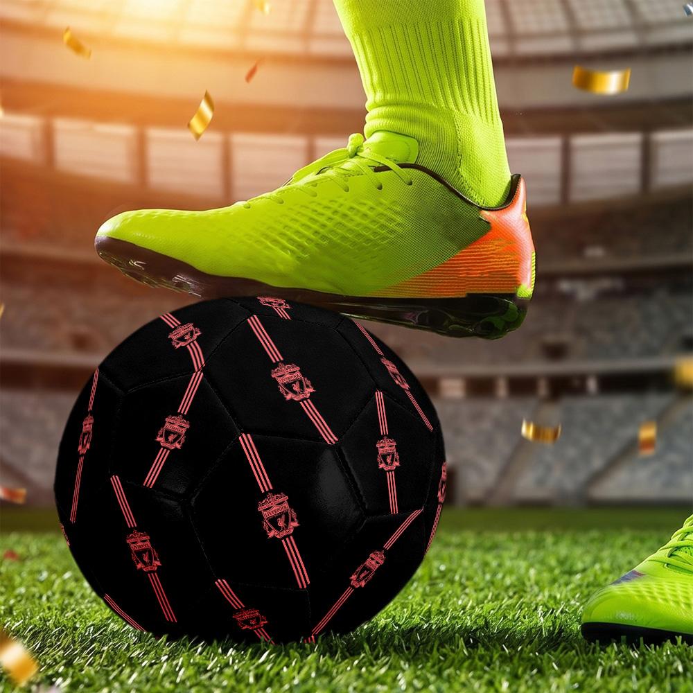 Liverpool Size 5 Soccer Ball Machine Sewn Indoor Outdoor Universal Football Perfect Commemorative Gift for Soccer Lovers