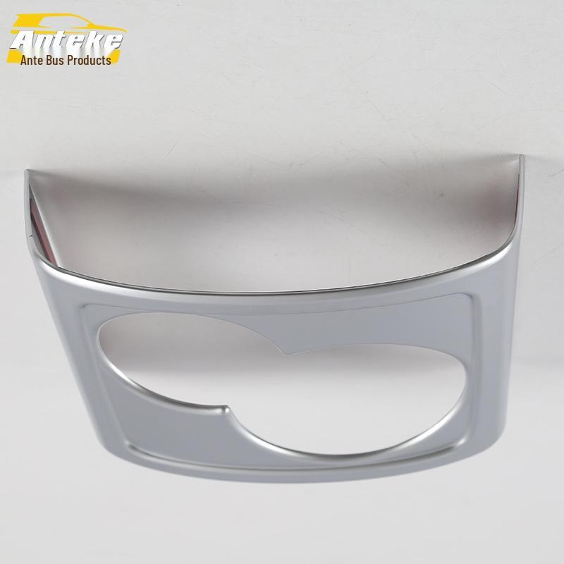 E-Class 16 Middle Cup Holder Decorative Frame: Electroplated Console Dashboard Panel Accessories