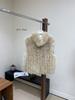 New autumn and winter products, cashmere fur, strip vest, atmosphere fur vest