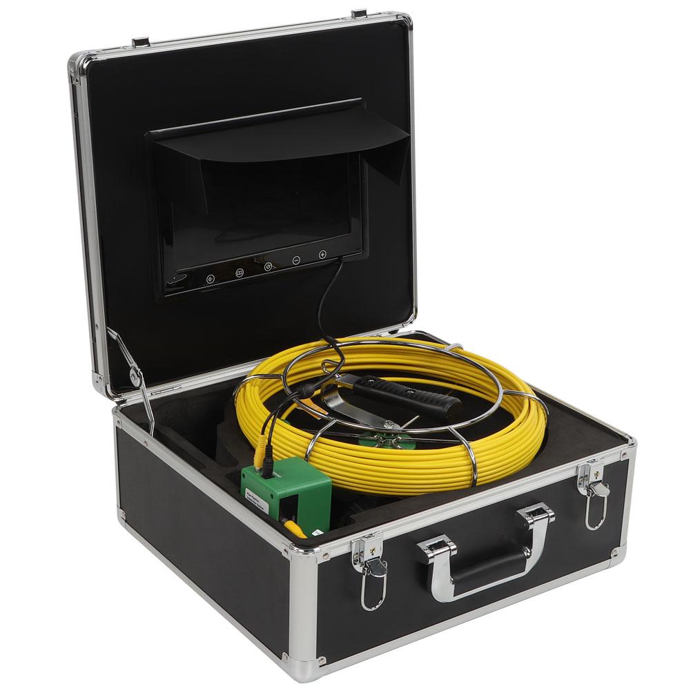 Pipe Inspection Video Camera 10 LCD 6LED 20M Cable Sewer Inspection System