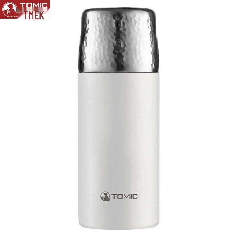 TOMIC Insulated Ceramic Tea Mug with Titanium Infuser