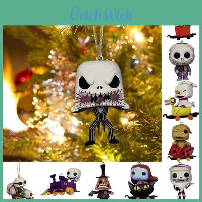 Unikalna zawieszka na choinkę Jack Sally Miasteczko Halloween
