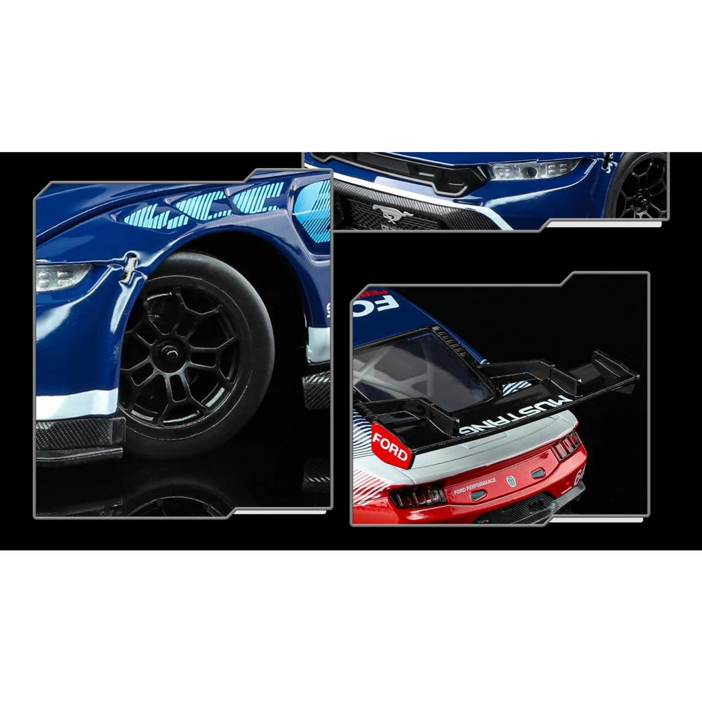 NEW 1/24 Ford Mustang GT Alloy Racing Car Model Toy Diecasts Metal Casting Sound and Light Car Toys For Children Vehicle