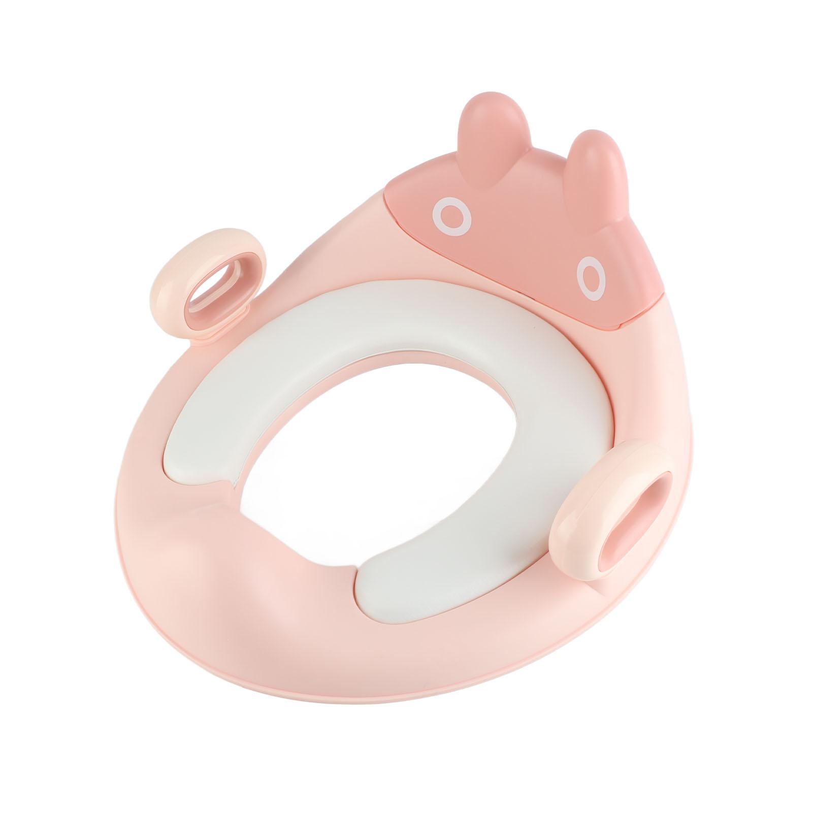 Детское сиденье-горшок мягкое брызгозащитное противоскользящее сиденье для приучения к горшку с ручками для мальчиков и девочек