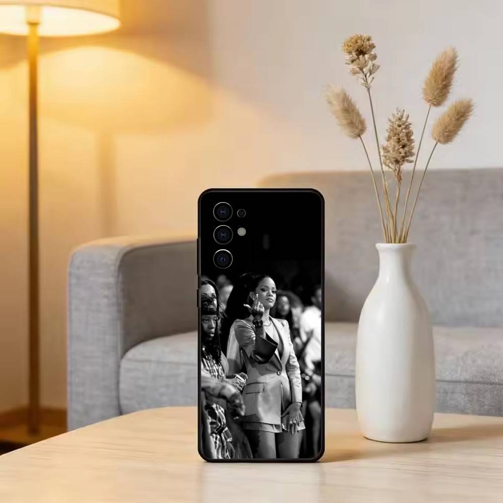 R-Ri L-Loud Phone Case For Samsung S25,S24,S21,S22,S23,S30,Ultra,S20,Plus,Fe,Soft Silicone Black Cover