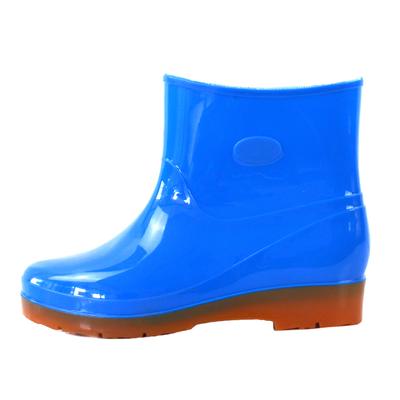 Women's Mid-tube Adult Latest Spring and Autumn Anti-skid Rain Boots Women Plus Warmth Detachable Wear-resistant Water Shoes