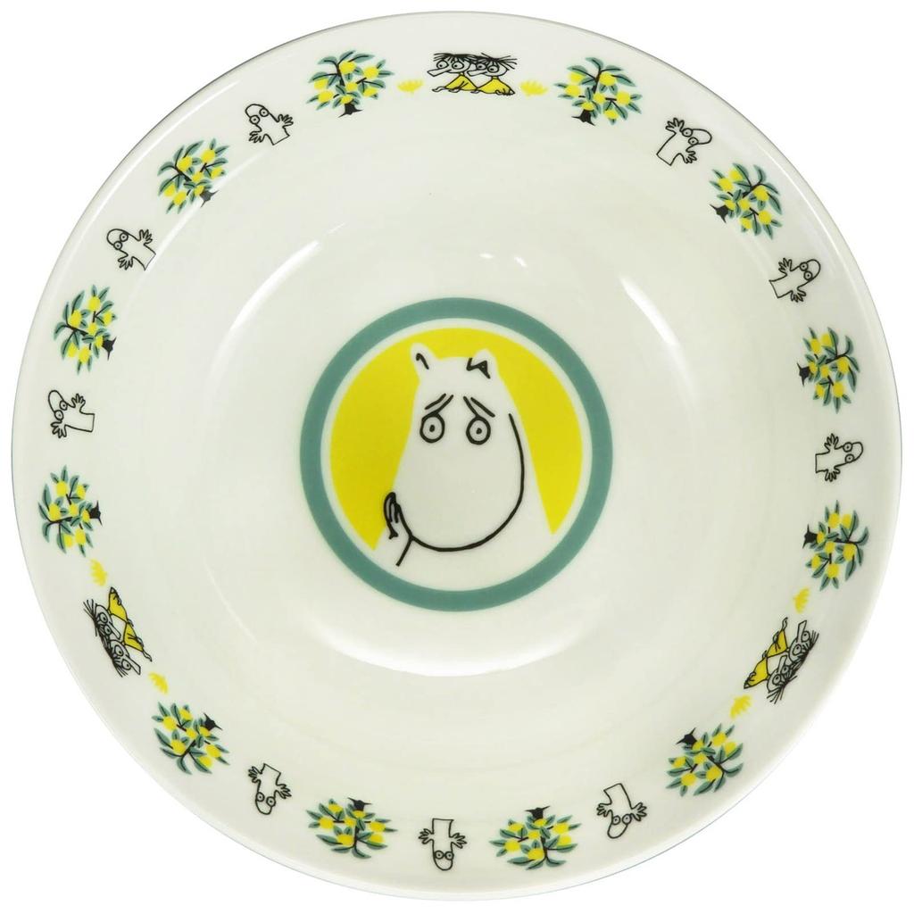 Yamaka Shoten MOOMIN Dinnerware Rice Ramen Diameter Microwave Moomin Nordic Day Wedding Made In Set, Bowl, Bowl, Bowl, Approx. 18.5cm (Includes