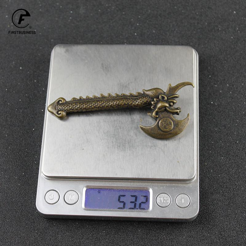 Copper Tibetan dragon head axe Tea Knife Tea Needle Crafts Ornaments Tea Pet Desk Decoration Home Decor Accessories craft gift