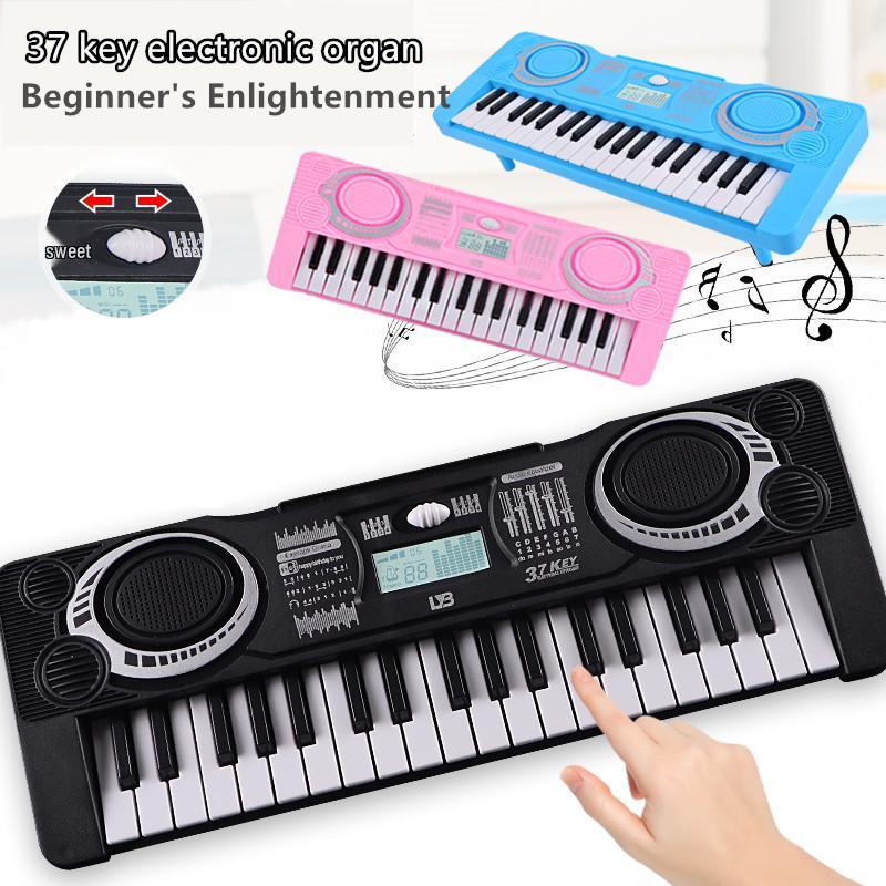 37-Key Kids' Beginner Electronic Piano - Educational Music Toy
