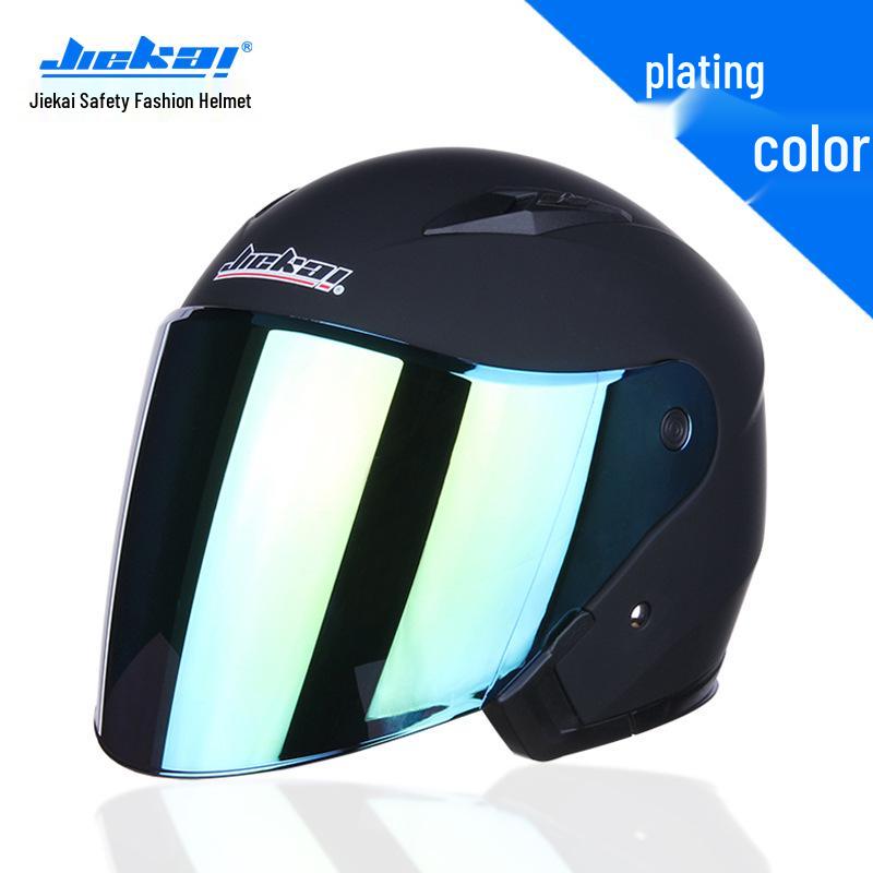 All-Season Universal Electric Vehicle Half Helmet for Men and Women (Export Model)