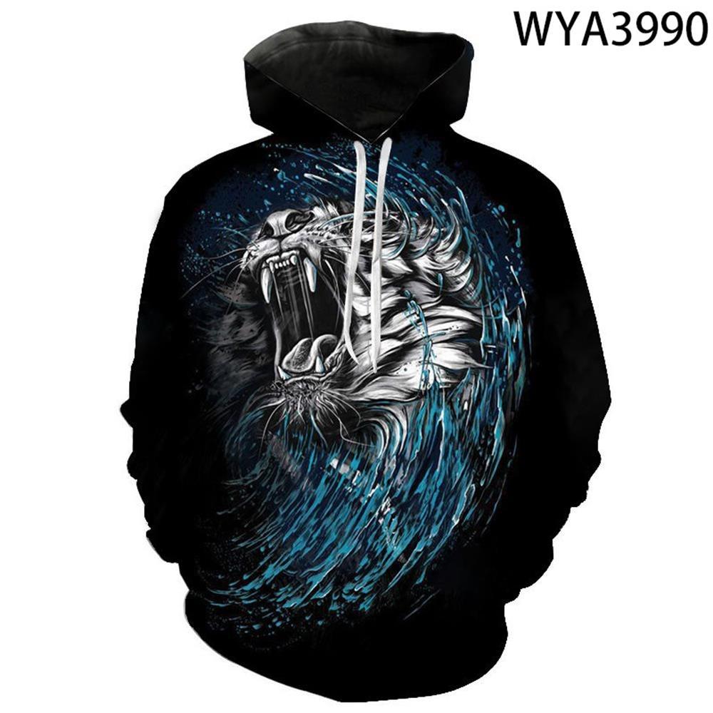 2023 Nuovo Amore Caccia al Cinghiale Stampa 3D Felpa con Cappuccio Oversize da Uomo Animali Unisex Street Casual Abbigliamento Sportivo