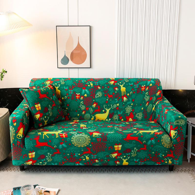 Elastic Universal Sofa Cover for Single, Double, or Three-Seat Sofas, All-Inclusive Cushion Protector.