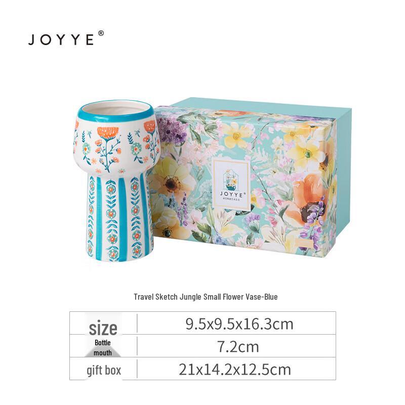 JOYYE Underglaze Ceramic Decorative Vase