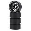 Aluminum Alloy Wheel   Beadlock 2.2in Wheel  S Hub 4pcs Replacement for  4 SCX10 90046  03007   Gen8 1Celsius10 Remote Control Car