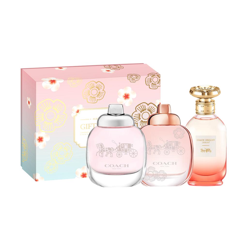 COACH New York Eau De Toilette/in The Name Of Love/Floral Heart/Dream Journey Perfume Sample Set