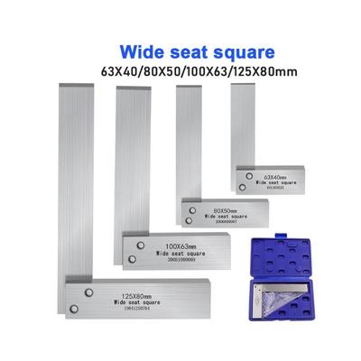90 Derece Düz Kenarlı Kare Cetvel Marangozluk Karesi Ahşap İşleme Aletleri Metal Açı Ölçme Aleti Çoklu Test Karesi Ölçer Set-Square