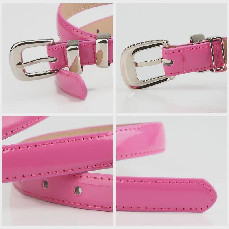 Korean-Style Women's Dopamine Decorative Belt - Simple, Stylish, and Versatile for Jeans