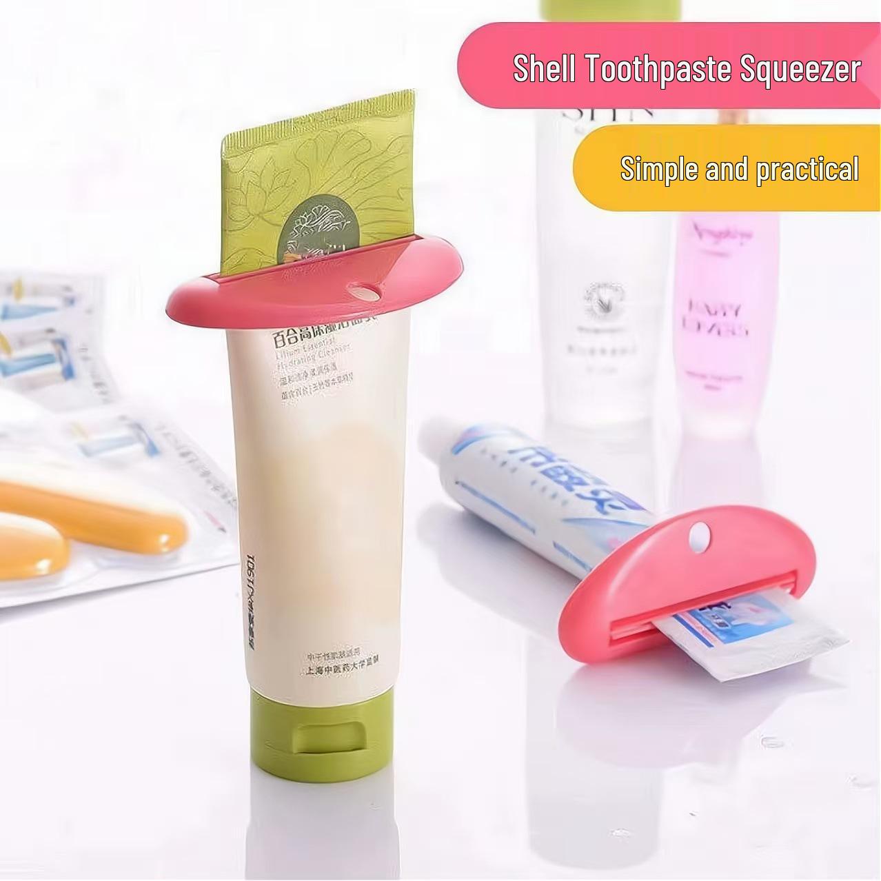 

Японская многофункциональная соковыжималка: Идеально для зубной пасты, средства для умывания лица, крема для рук, косметики и приправ. Ivory White