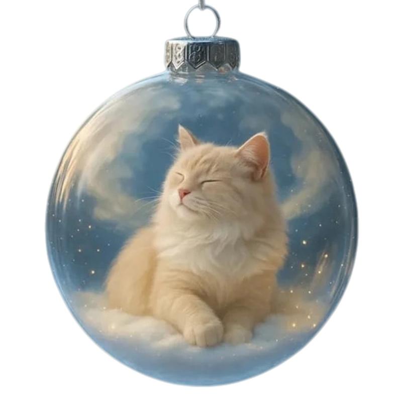 Christmas Balls Elegant Christmas Tree Hanging Animal Ornament for Holiday Celebration and Seasonal Home Accent