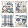 Popular Christmas Pillowcases for Holidays Santa Claus Linen Home Decoration Pillowcases