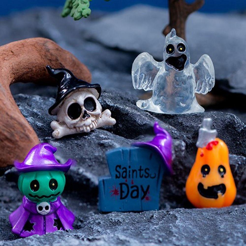 

Mini Halloween Small Ornaments Micro Landscape Ghost Festival Ornaments Ghost Festival style 6
