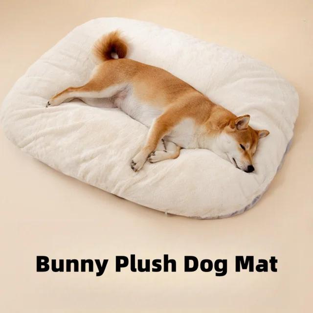 

Large Dog Sofa Bed Warm Pet Nest Kennel For Medium Large Dog Cat bed Thicken Soft Cushion Removable Washable Dog Sleeping Mat M(56x46cm)