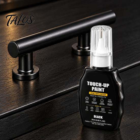 Miniature Painting Brushes Chrome Repair Pen, Car Wheels Rims Touch Up Paint Rim Tool Portable Surfaces Restoration for Automotive Trim Quick