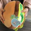 Seth Dudu Flips the Burger Little Turtle Doll Into a Little Turtle Plush Toy To Soothe the Cute Sleeping Throw Pillow