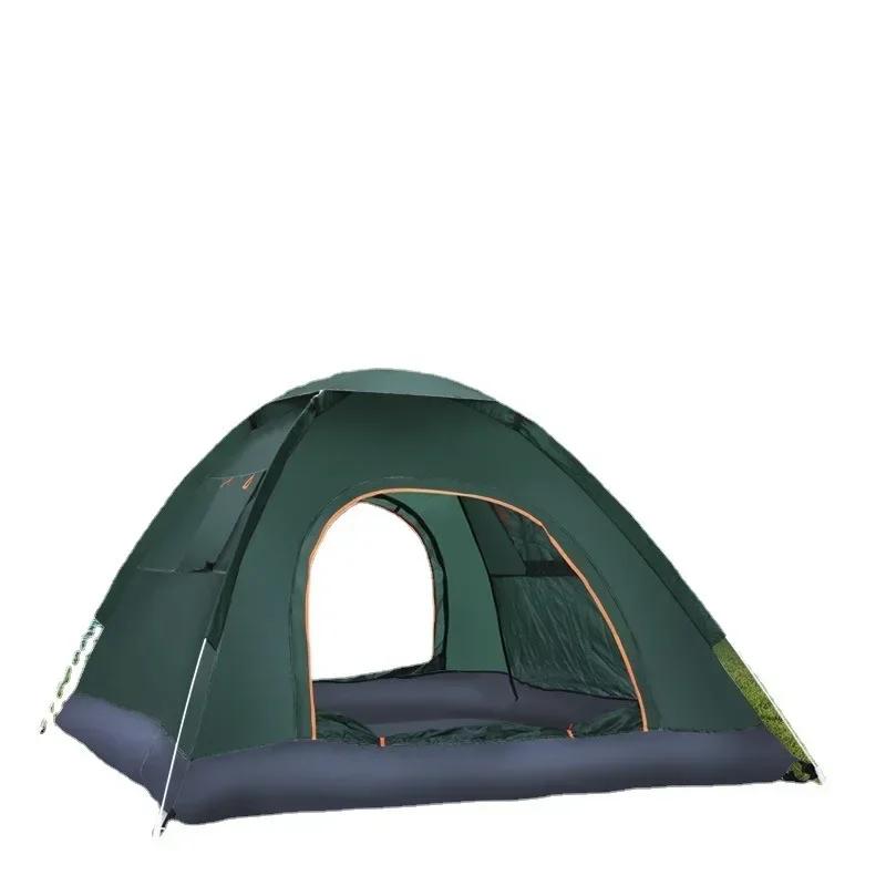 

1-2 Person Outdoor Pop Up Tent Waterproof Tent Camping Family Outdoor Llightweight Instant Setup Tourist Tent Sun Shelter Tents зелёный