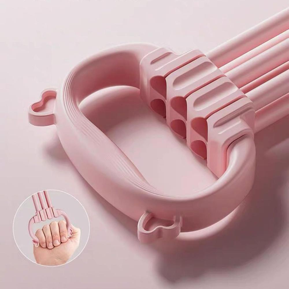 The resistance band with handle and the sports band with detachable resistance tube are suitable for exercise, physical therapy,