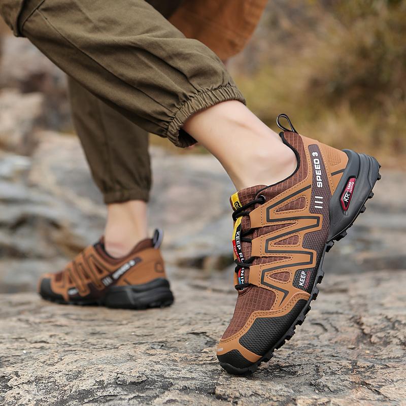 Pantofi de drumeție pentru bărbați Pantofi de alergare în aer liber Pantofi de antrenament de drumeție cu plasă respirabil Dimensiune mare 39-47 Pantofi de jogging sport ocazional