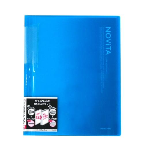 

KOKUYO File Clear File Novita Fixed Type B5 20 Pockets Light Blue LA-N21LB